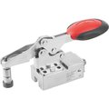 Kipp Toggle Clamp Horizontal W.Safety Interl.A.Force Se D=M06, F4=1200, C1=Max.16, 4, Stainless Steel,  K1463.10610311